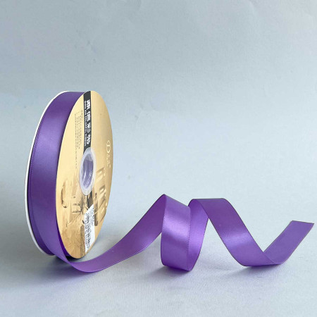 Лента атлас Ding Xin 2.5 см * 90 м - #0463 Лиловый
